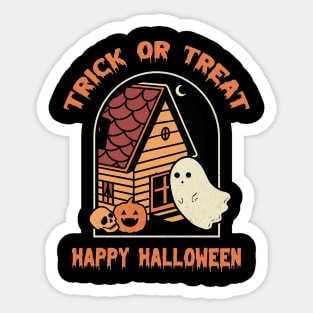 Trick or Treat Happy Halloween Sticker